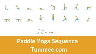 Paddle Board Yoga  Sports Yoga Sequence Planning for Yoga Teachers  Tummeecom [upl. by Henka464]