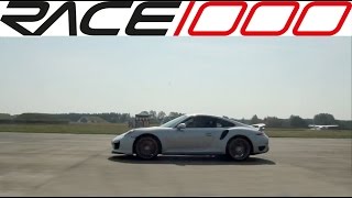 Jaguar FType 560hp vs Porsche 991 Turbo  ROLL RACE [upl. by Ahaelam]