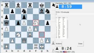 Standard Chess 197 IM Bartholomew vs Gamleby Kings Indian Defense [upl. by Cordalia]