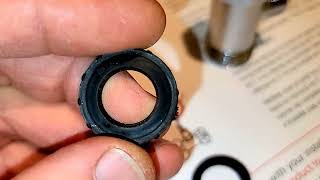 Brondell gasket is too small to seal water [upl. by Engelhart]