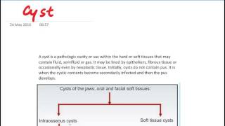 Odontogenic cyst [upl. by Anura]