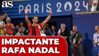 NADAL  IMPACTANTES DECLARACIONES tras PERDER en PARIS 2024 JJOO con ALCARAZ [upl. by Piper]