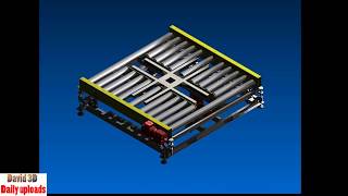 276 Pallet Rotate Conveyor  Free download 3D models [upl. by Jarred]