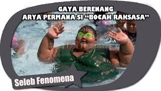 ARYA PERMANA BERENANG DI KOLAM RENANG [upl. by Christan]