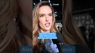 Alessandra Ambrosio Talks Victoria Secret Self Love and Inclusivity [upl. by Heyde]