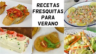 5 Recetas para verano ¡fáciles fresquitas y deliciosas [upl. by Joby]