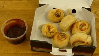 Dominos  Pizza Rolls  Pizza Brötchen Chilisalami Jalapeno amp Cheese [upl. by Temme677]