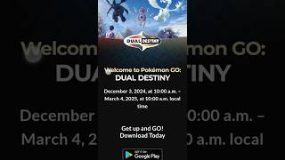 Pokemon go new season Dual Destiny full details❤️‍🔥🔥🎉🥳pokemongotrendingviralshortsshortssub [upl. by Hathaway]