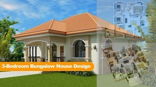 3 Bedroom Bungalow House Design [upl. by Ladnyk905]