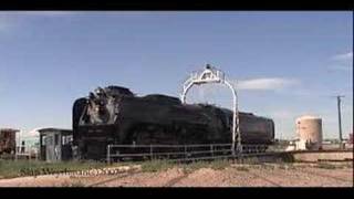 UP 844 on CheyWy turntable 21july07 CFD special [upl. by Mikey]