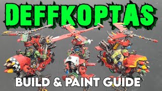 Ork Deffkoptas Warhammer 40K Build and Paint Tutorial [upl. by Autum]