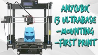 STAMPANTE 3D Anycubic Prusa I3 Ultrabase [upl. by Wilkie737]