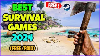 TOP 20 Survival Games to play in 2024 FreetoPlay Paid Games [upl. by Esenej]