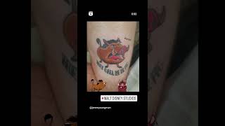 Pumbaa From The Lion King Tattoo waltdisney pumbaa thelionking cartoons warthog Disneyland [upl. by Nibuz]