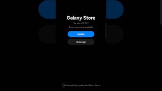 Galaxy Store Interrupts my App Update😑 galaxystore samsungupdates [upl. by Sashenka]