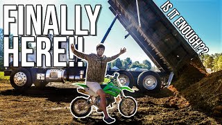 Building INSANE Pit Bike Track in my BACKYARD Epic Crash [upl. by Northway166]