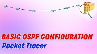 Basic OSPF configuration Packet Tracer [upl. by Yrellih]