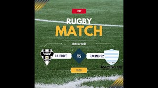 Rugby  CA BriveRacing 92 [upl. by Ahsil]