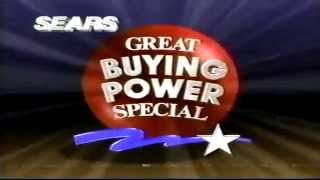 March 1990 Sears commercial great buying power [upl. by Mccreery]