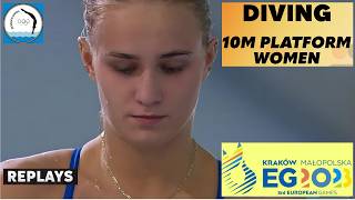 Full Replays Womens 10M Platform Final  European Diving Championships [upl. by Novad]