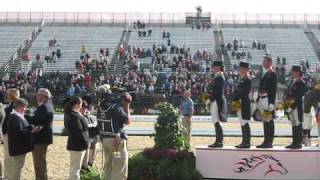 Team Dressage Award Ceremony  2010 WEG [upl. by Kalil582]