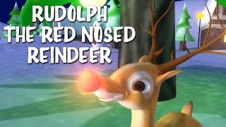 Rudolph The Red Nosed Reindeer With Lyrics  Christmas Carol For The Tiny Tots [upl. by Armbruster]