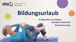 3 Methoden um neue Kraftquellen zu erschließen  Resilienztraining im Bildungsurlaub [upl. by Omiseno294]