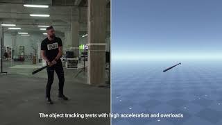 Antilatency object tracking stress tests  baseball tennis Striker VR gun [upl. by Acinod]