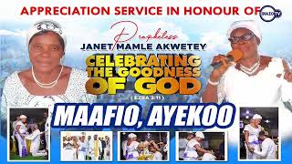 APPRECIATION SERVICE IN HONOUR OF PROPHETESS JANET MAMLEY AKWETEY24032022 [upl. by Ancilin621]