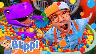 Game Time with Blippi Adventures in His Clubhouse  Educational Videos for Kids [upl. by Thetes892]