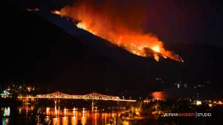 Forest Fire TimeLapse Nelson British Columbia [upl. by Thier]