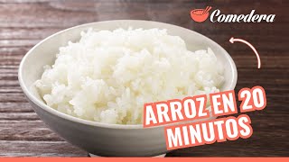 Receta de arroz blanco perfecto en 20 minutos  Comedera [upl. by Wight458]