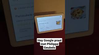 Philippe Geubels is nu ook Google Assistent in Vlaanderen [upl. by Itram456]