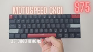 Motospeed CK61 RGB Keyboard Review [upl. by Wiskind]