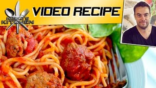 How to make Spaghetti amp Meatballs p1 [upl. by Lala862]