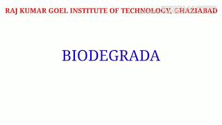 BIODEGRADABLE POLYMERS BY DR AMIT SHARMA [upl. by Patricia]