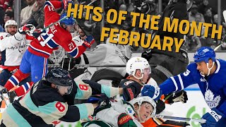 NHL Hits of the Month Febuary 2024 [upl. by Eelyac]