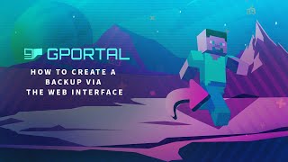 GPORTAL Minecraft Server  How to create a backup [upl. by Maurilia]