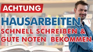 Hausarbeit Seminararbeit schreiben mit diesem SYSTEM📝 SO schreibst du SCHNELL Studenten Tipps [upl. by Ahsam]