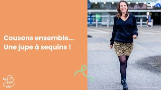 Une jupe à sequins en 5 coutures [upl. by Sophronia]