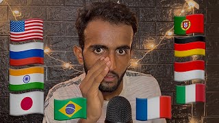 asmr  In Different Languages part 1 [upl. by Reginauld]