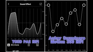 TOZO PA2 vs Anker Motion300 TWS HIFI EQ Comparison [upl. by Urba]