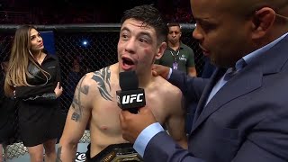 Brandon Moreno Octagon Interview  UFC 283 [upl. by Ferwerda]