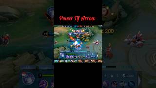 POWER OF ARROW  Mobile Legend Shots  Mlbb shorts mlbb mlbbidcreator mobilelegends [upl. by Imena189]