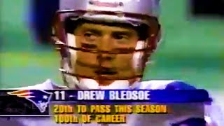 Drew Bledsoe throws NFL TD pass number 100 [upl. by Euqor627]