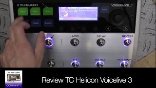 Review TC Helicon Voicelive 3 [upl. by Eentihw604]