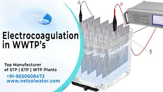 Electrocoagulation in WWTP  Netsol Water  STP  ETP  WTP [upl. by Paton]