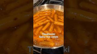 No frills tteokbokki aka spicy rice cakes my favorite cooking food tteokbokki [upl. by Reinar]