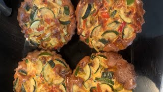 Quiches poivrons amp courgette sans pâte [upl. by Ativel478]