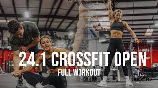 FULL 241 CROSSFIT OPEN WORKOUT  BTS [upl. by Ahseiyn]